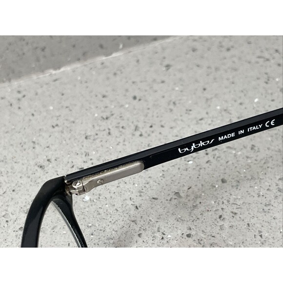 BYBLOS EYEGLASSES FRAMES ONLY 7002 50-19-135 MADE IN ITALY black full rim - Picture 7 of 16